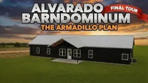  1800sqft BARNDOMINIUM HOME in Alvarado Texas...Final Tour | Texas Best Construction 