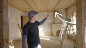  Putting in SOLID White Oak Timber Ceiling 