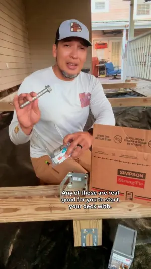 Start Your TimberTech Deck Build Right with Strong-Tie