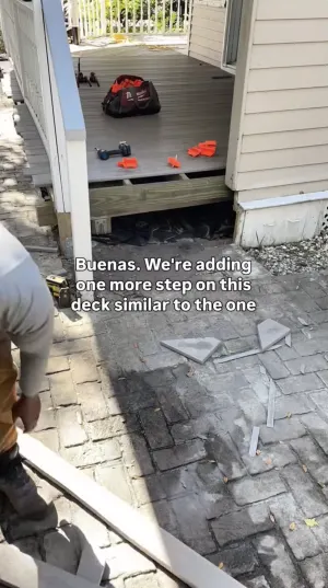 Precise Rips and Notches on TimberTech Deck Installation