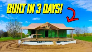 We Built This House In THREE DAYS! (day 3) 