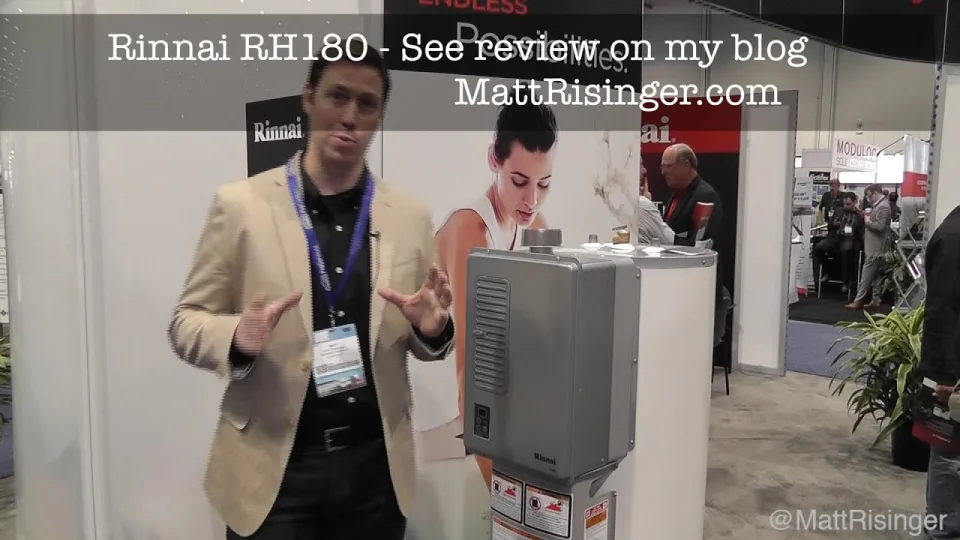 Rinnai RH180 IBS 2014 Reveal