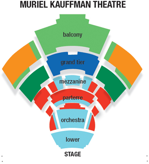 Kauffman Theater Seating Chart