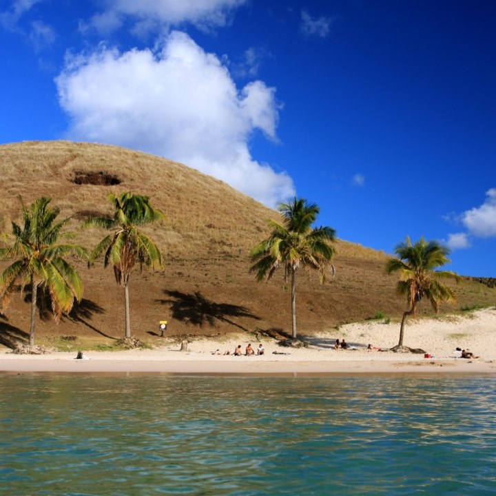 Anakena is unusual for Easter Island in that it is
