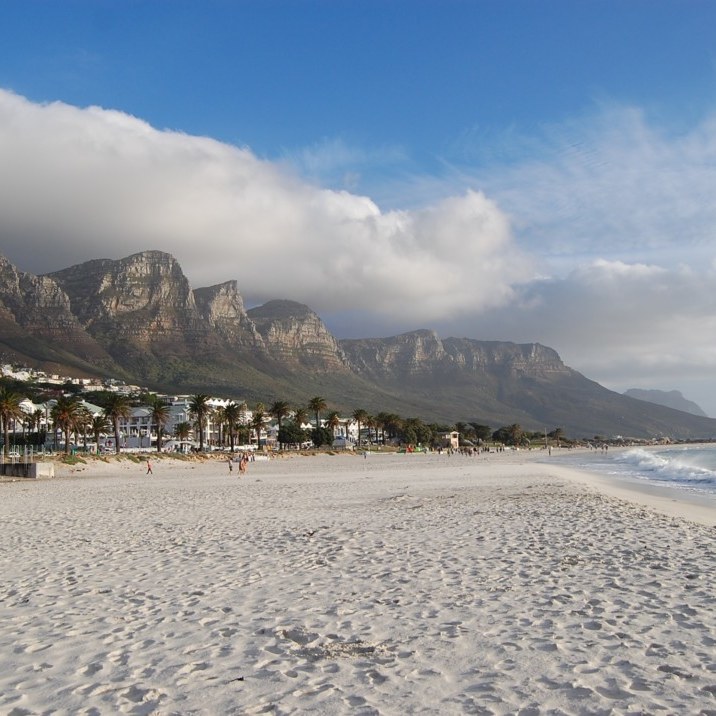 Camps Bay (Afrikaans: Kampsbaai) is an affluent su