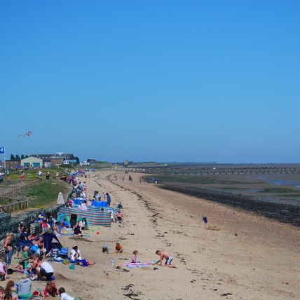 East Beach located in Santa Barbara, California is