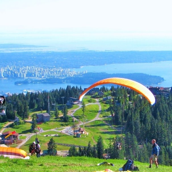 Grouse Mountain is one of the North Shore Mountain