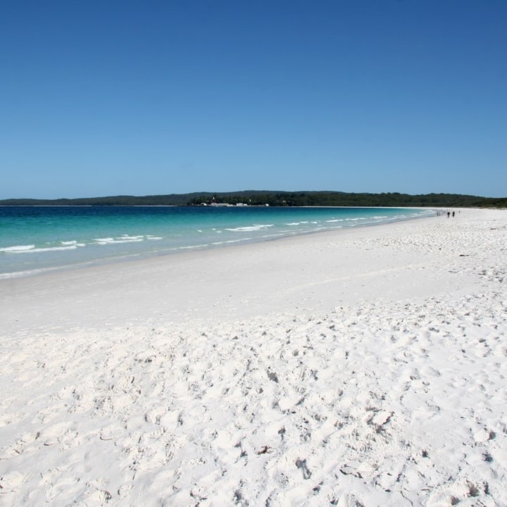 The beaches face east, out across Jervis Bay and P