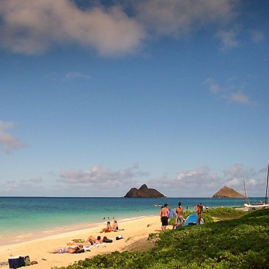 Due to its position on the Windward or east side o