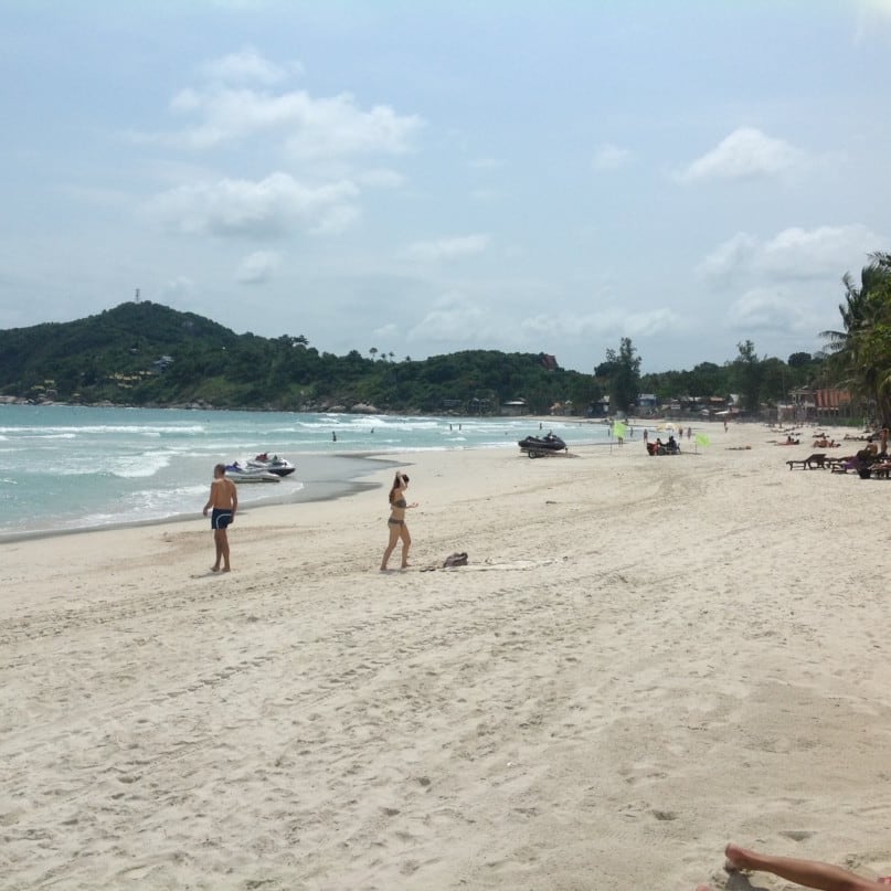 The town and beach first became popular with backp