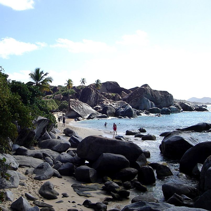 The Baths are a beach area on the island of Virgin