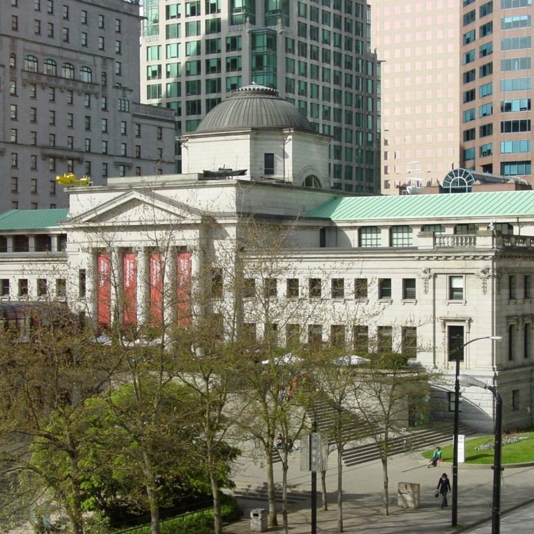 The Vancouver Art Gallery (VAG) is the fifth-large