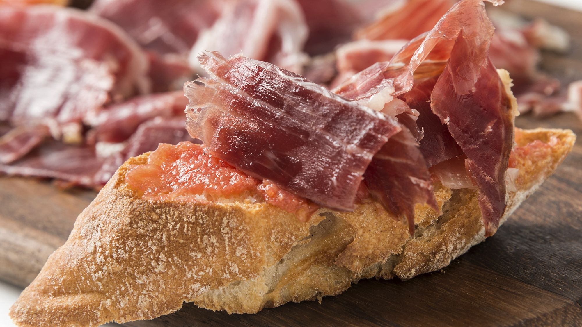 Bread With Tomato And Ham Recipe Receta De Pan Con Tomate Y Jamon By
