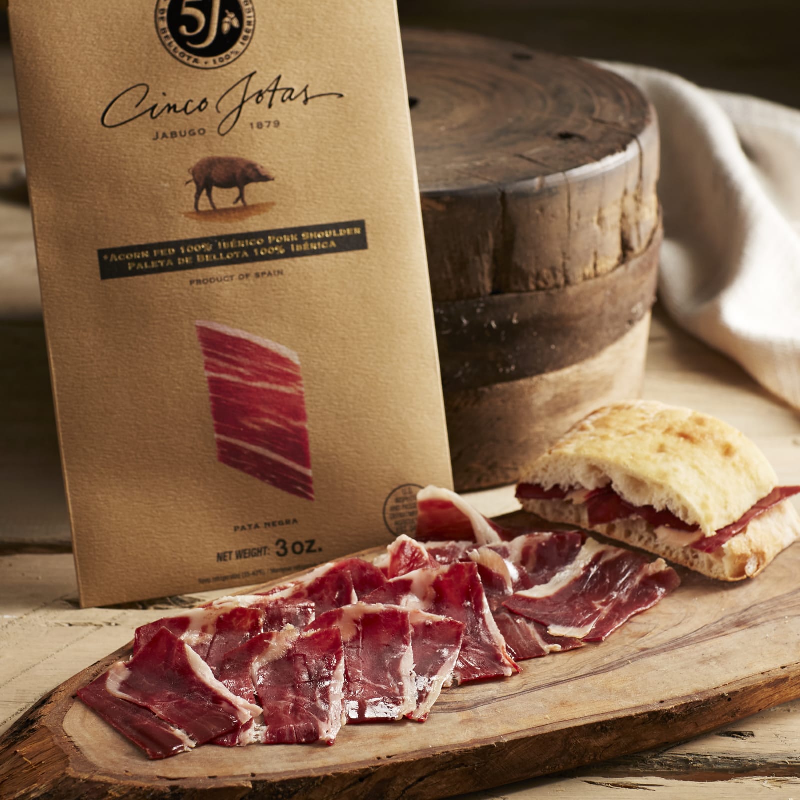 variable Intervenir transmisión 100% Ibérico de Bellota Sliced Shoulder - Cinco Jotas - Jamon