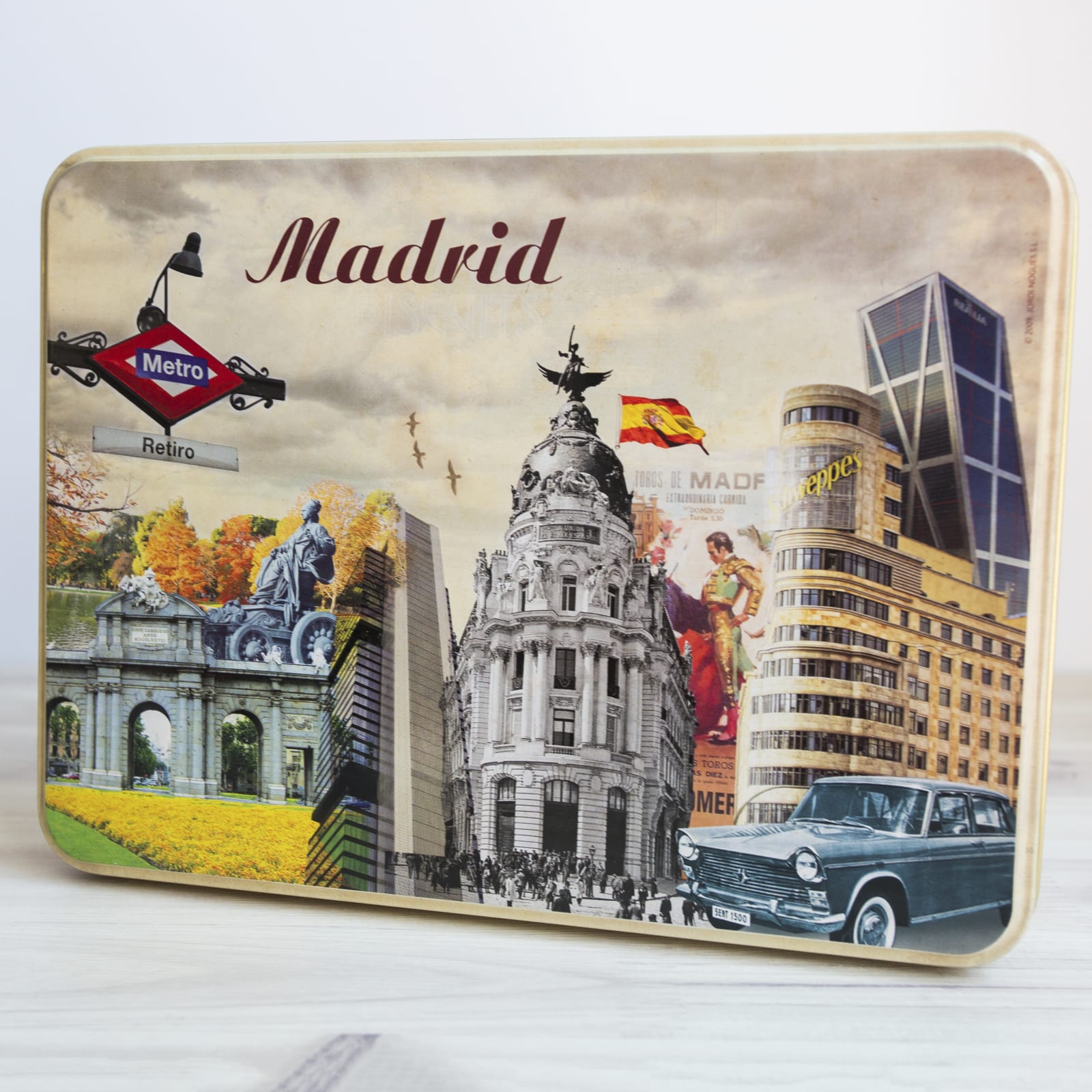 Barcelona & Madrid Fridge Magnets - Scenic Spanish City Souvenirs