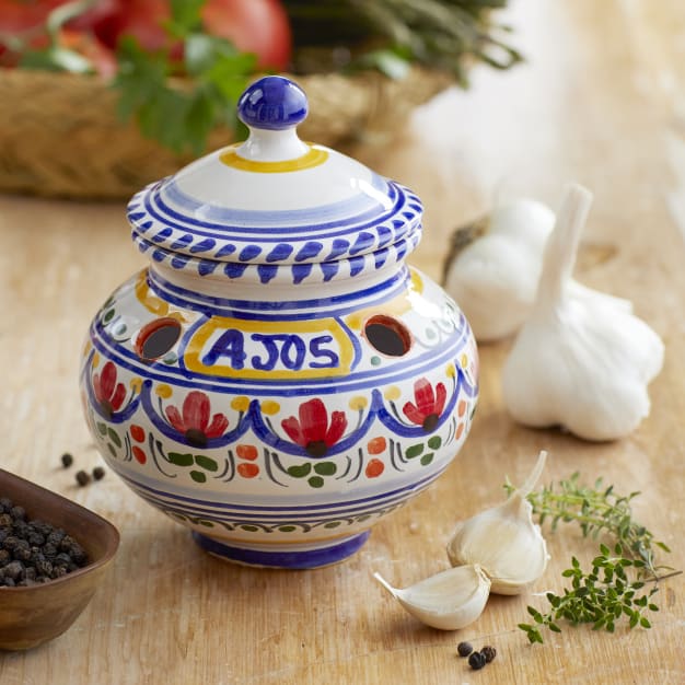 Shop Garlic Storage Jar From Spain Online La Tienda