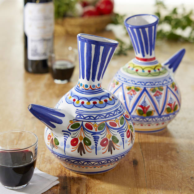 Image for Ceramic Porrón Wine Pitcher