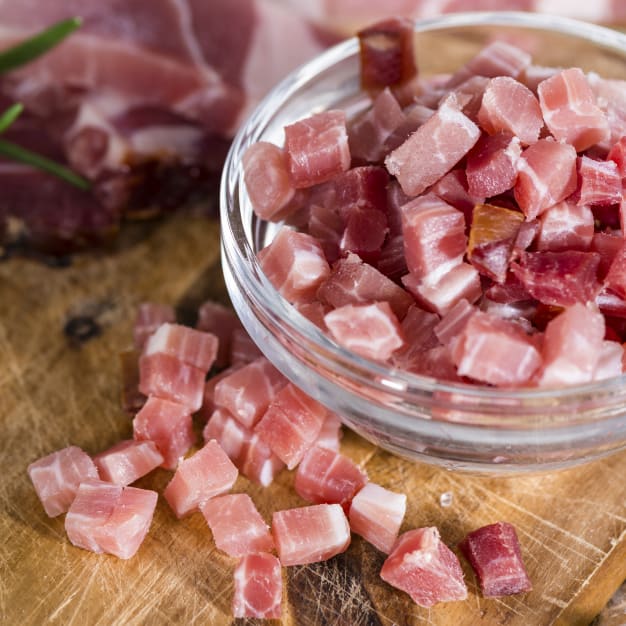 Image for Diced Serrano Ham by Peregrino, Nitrate Free - 6 oz