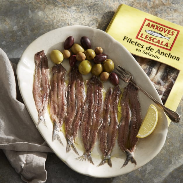 Image for Artisan Anchovy Fillets in Sea Salt from L'Escala