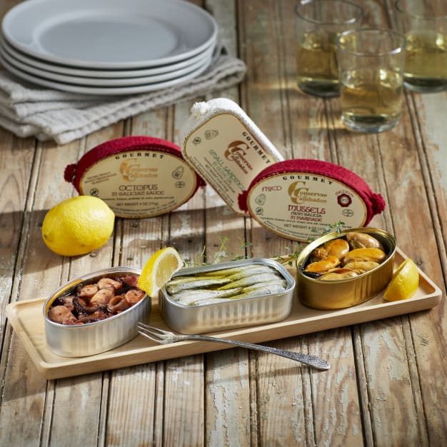 Image for Trio of Artisan Seafood by Conservas de Cambados