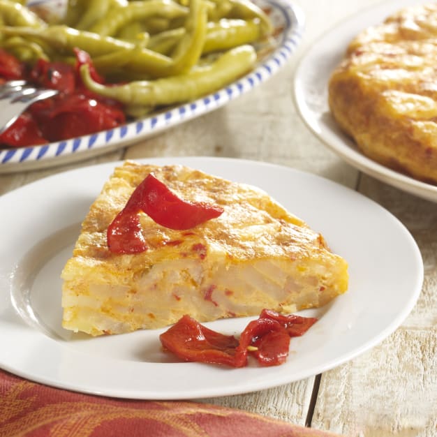 Image for Tortilla Española Potato Omelet with Bell Peppers by Peregrino