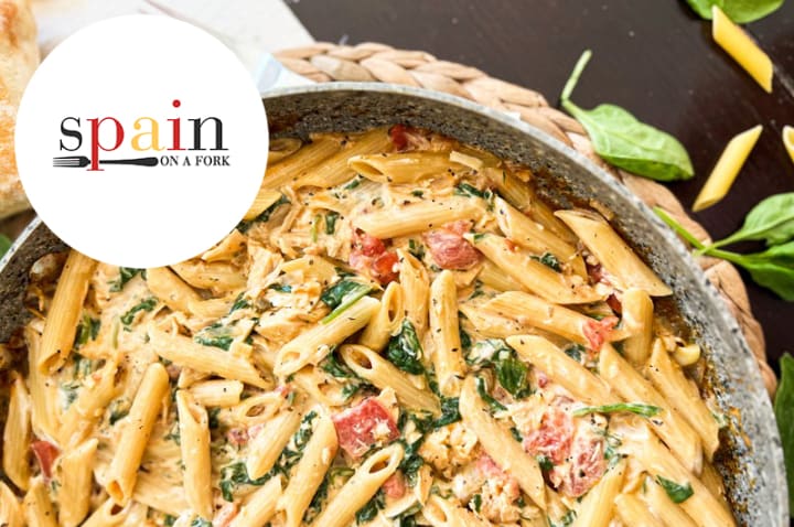 Creamy Pasta with Tuna & Spinach Recipe