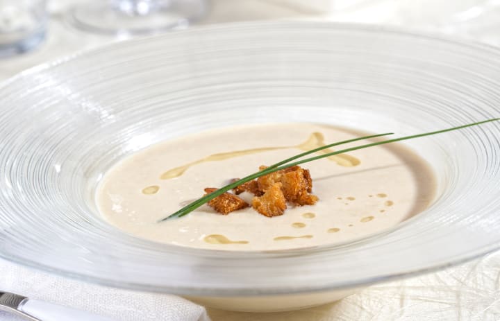 Chilled White Almond Gazpacho Recipe