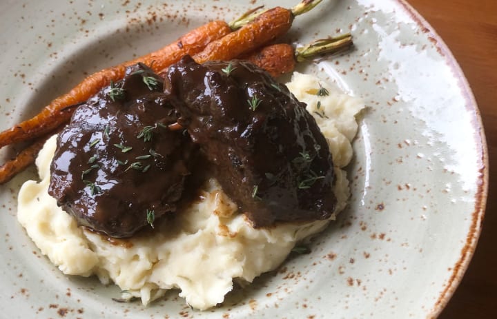 Asturian Cider Braised Ibérico Pork Cheeks Recipe