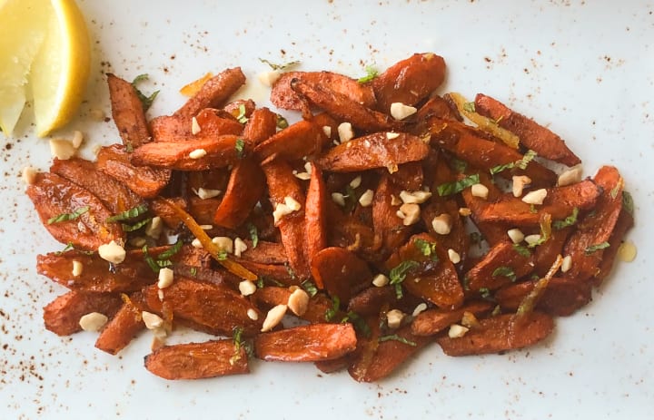 Moroccan Spiced Roasted Carrots Recipe