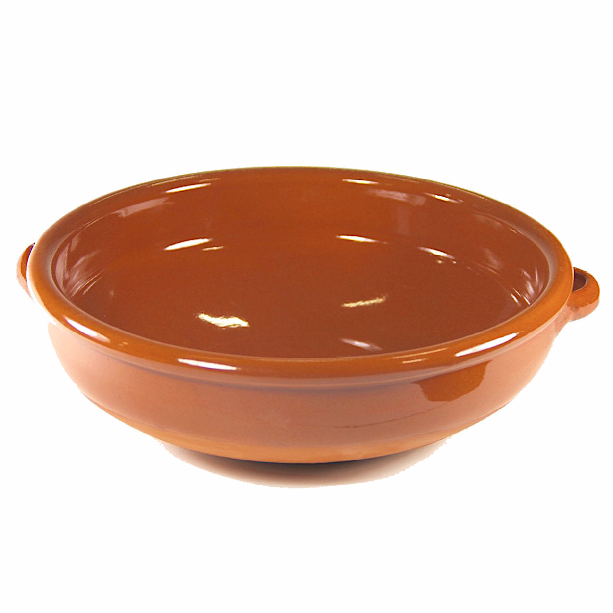 Rustic Roman Terra Cotta Cazuela - 11.5 Inches