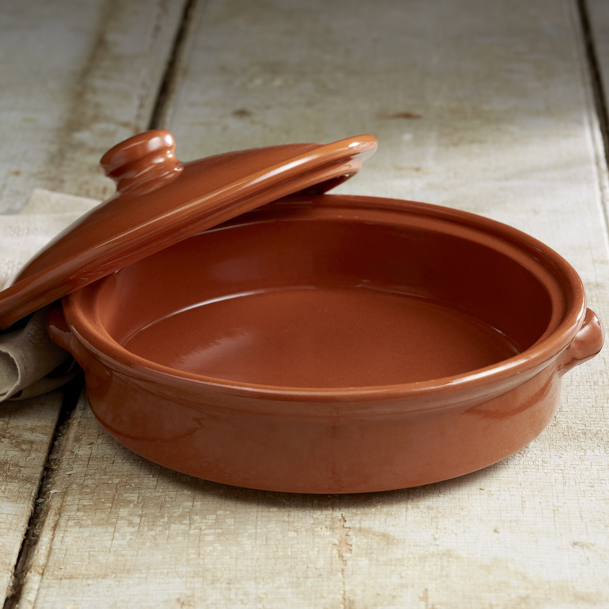 Cazuela De Barro Spanish Earthenware Casserole Stock Photo 84640987