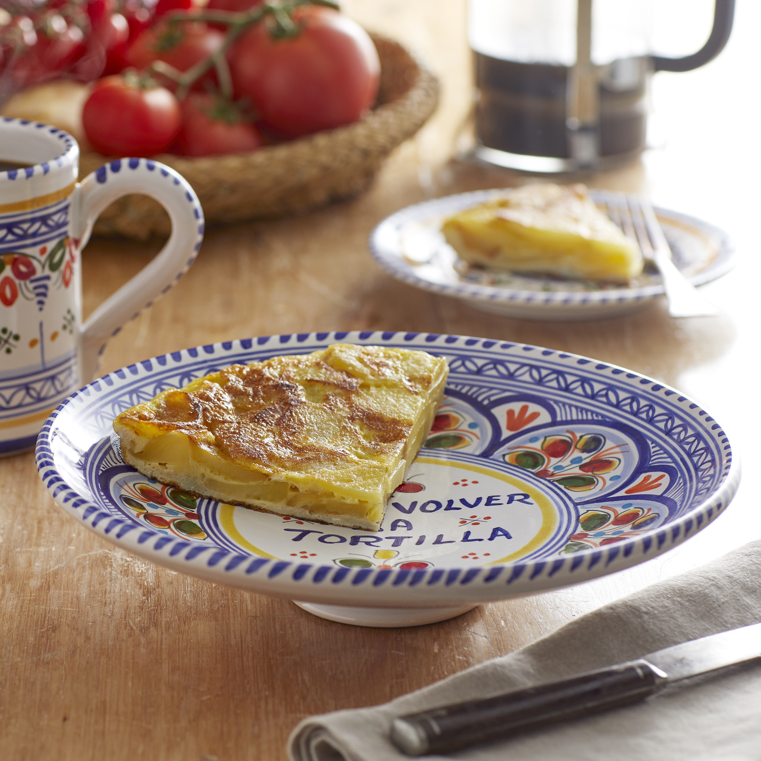 Shop Blue- 2-Piece Tortilla Espanola Pan Online