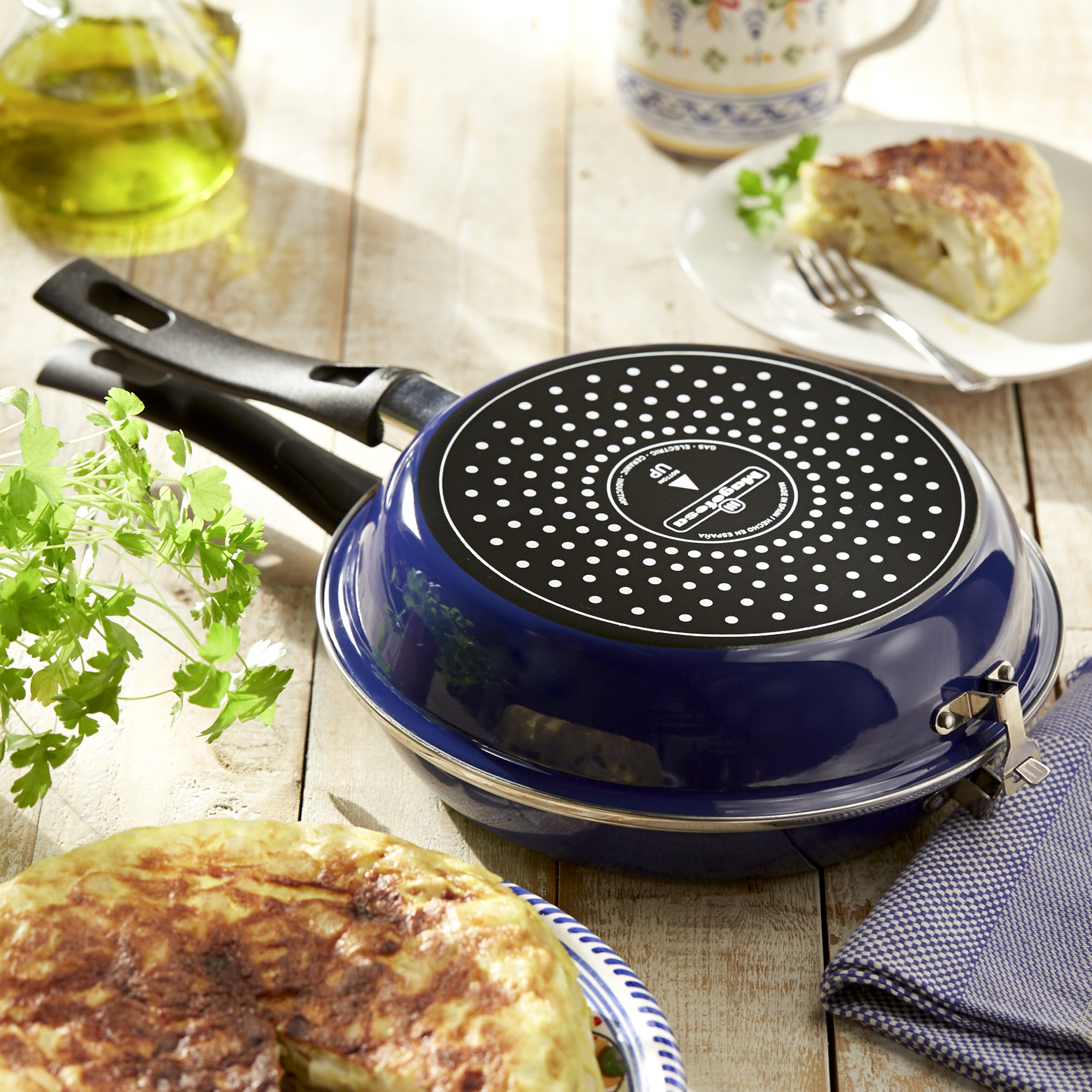 Cocinaware Red & Gray Tortilla Pan