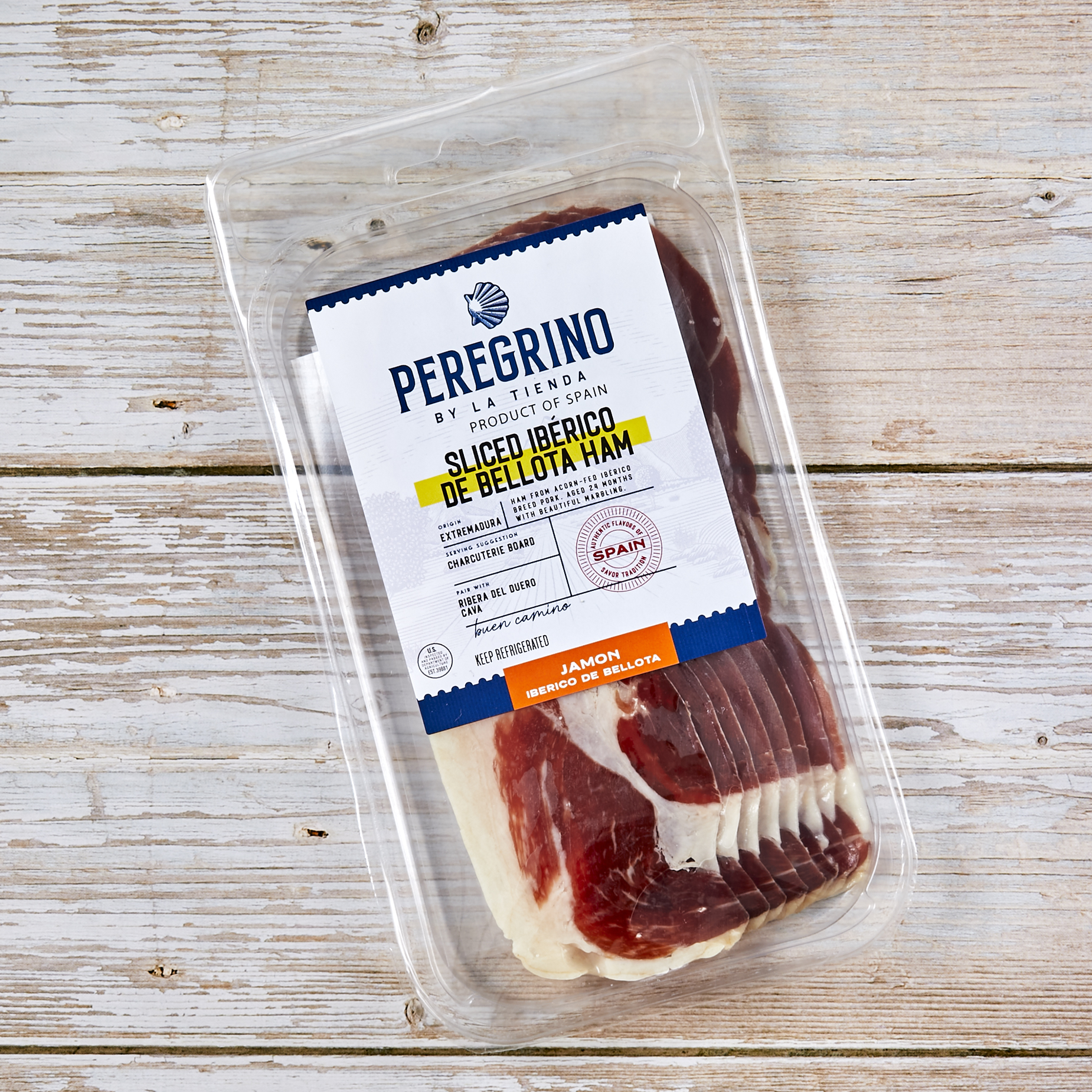 ibelicoページ Ibérico de Bellota Sliced Jamón - Peregrino - Jamon