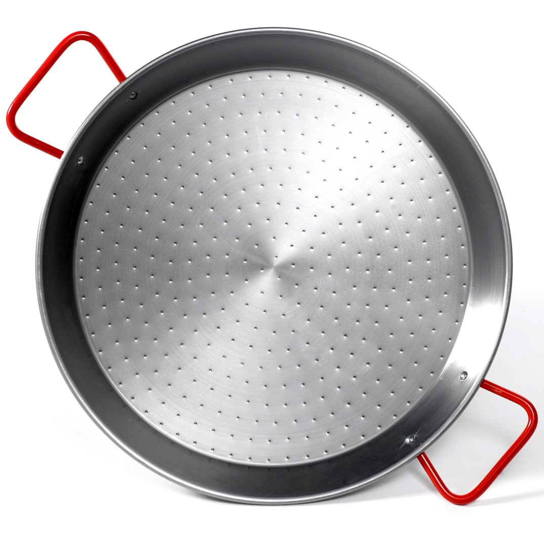 17 Inch Traditional Steel Paella Pan Online | La Tienda