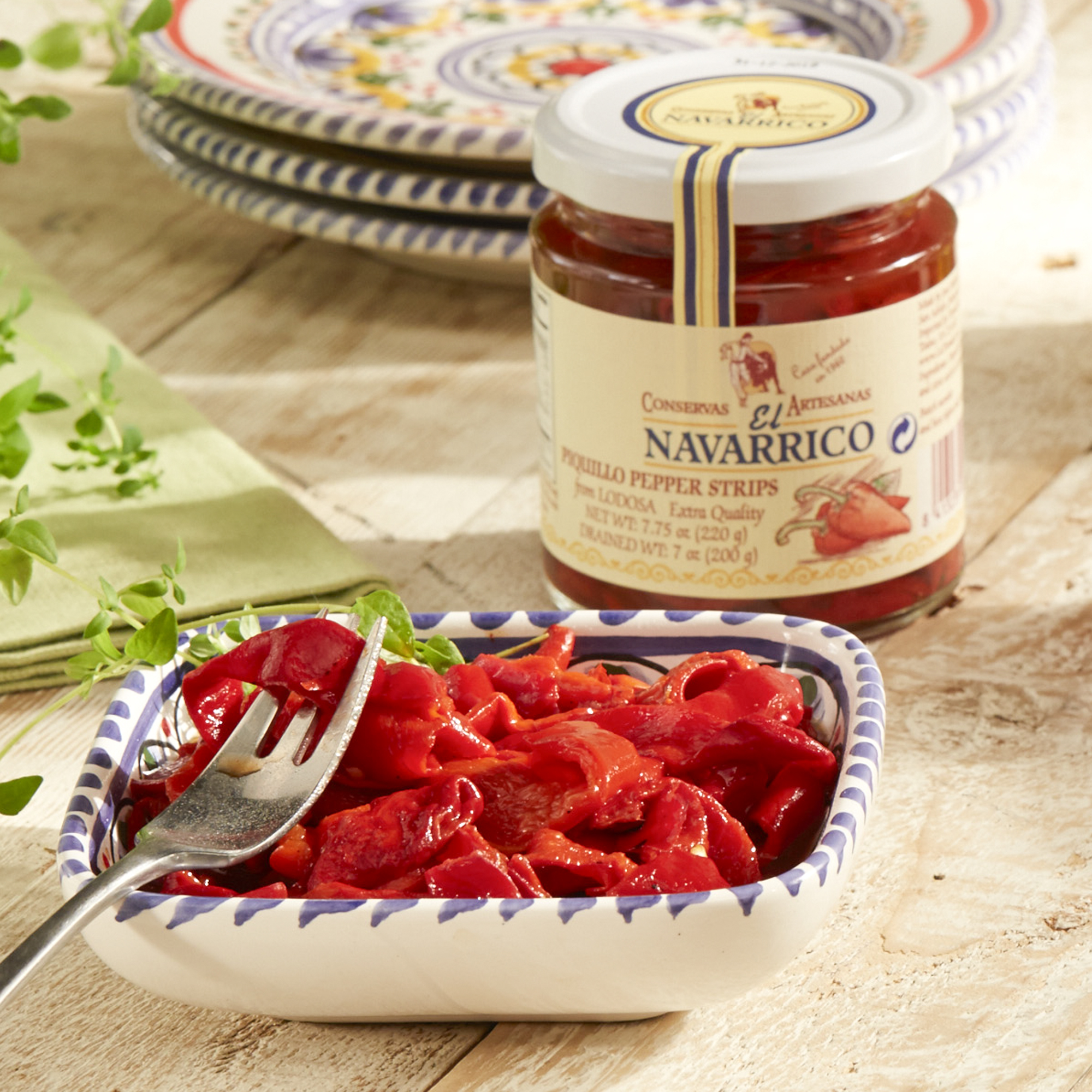 Piquillo Pepper Strips by El Navarrico