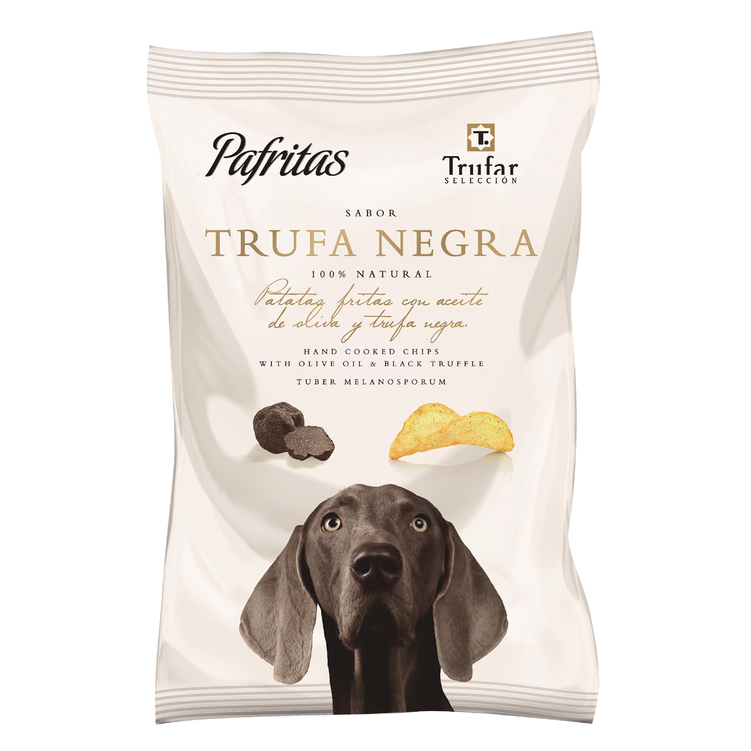 Chips Française nà la truffe noire 0.2% (Tuber melanosporum) 100gr