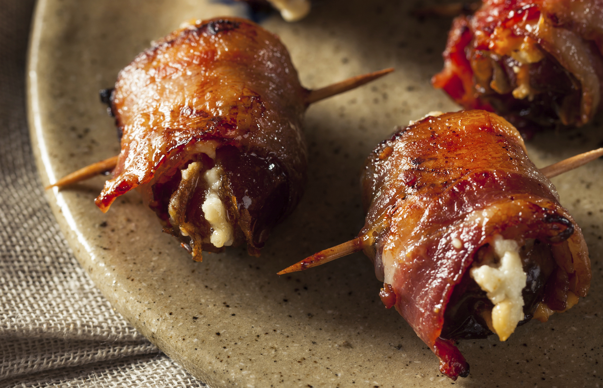 Ibérico Bacon Wrapped Dates Stuffed with Manchego Cheese Recipe
