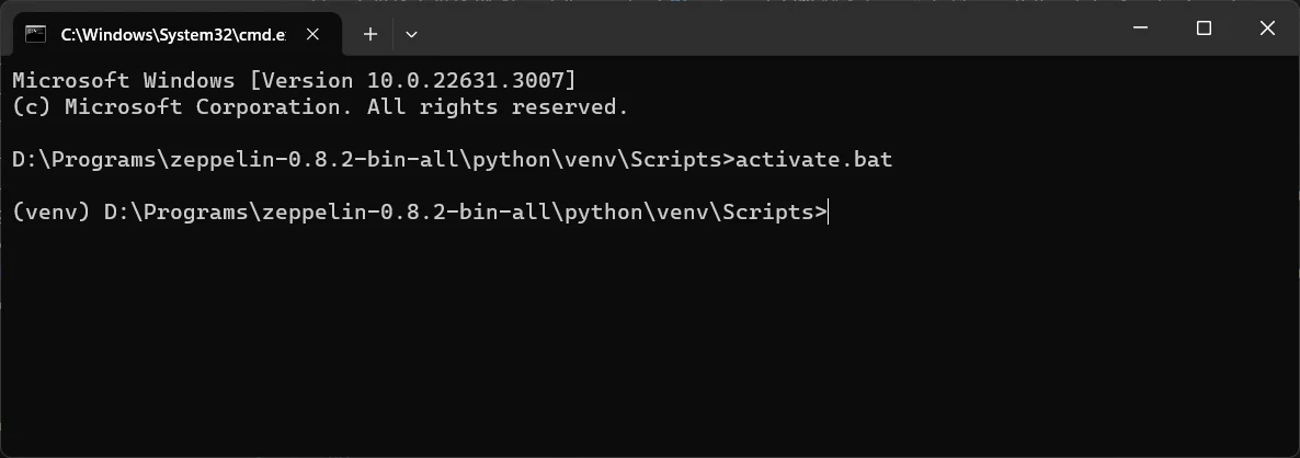 Create Python Virtual Environment