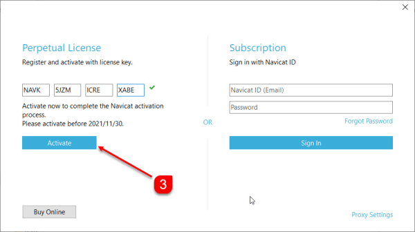 navicat full key 4