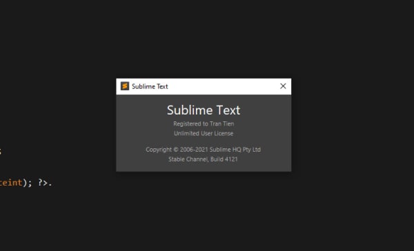 sublime text 4