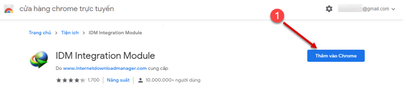 cài đặt extension cho idm ne