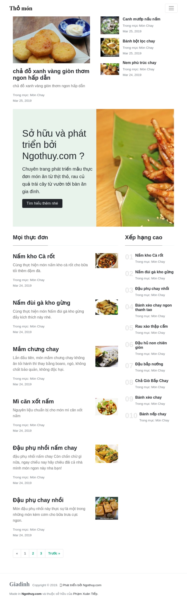 Landing page for the new app.