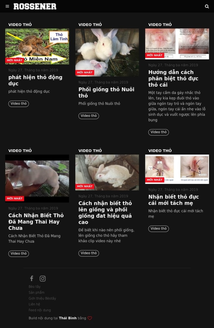 Landing page for the new app.