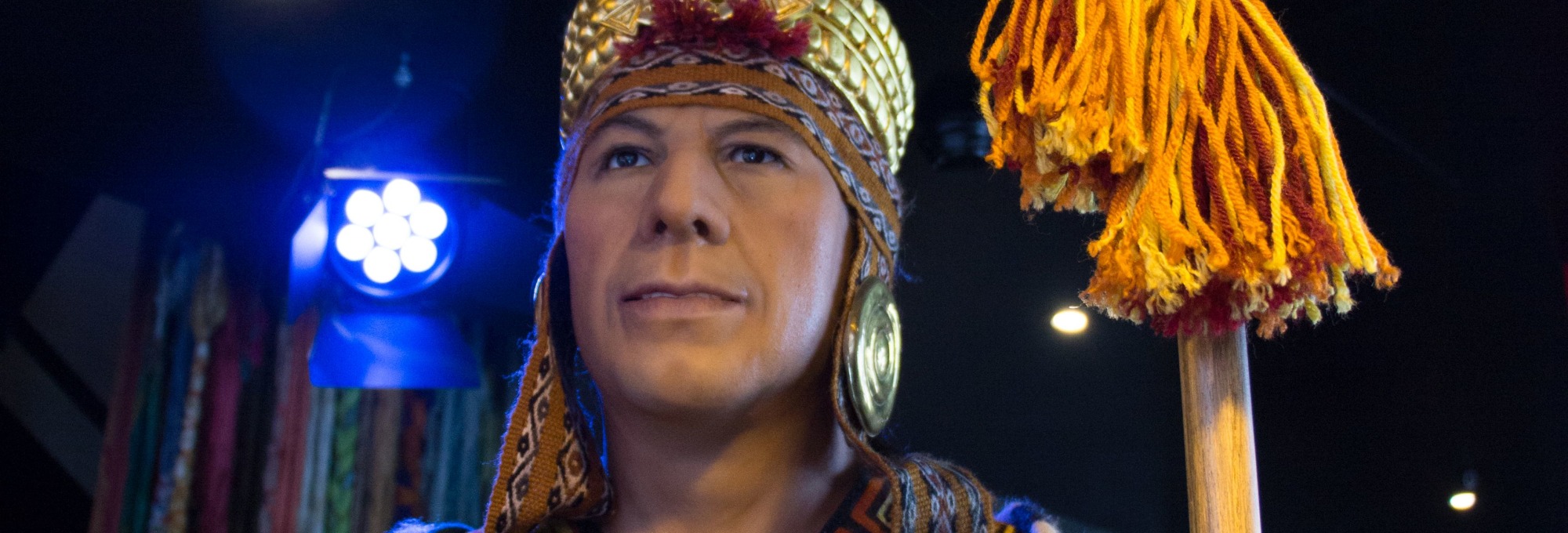 El primer animatronic del Inca Pachacutec