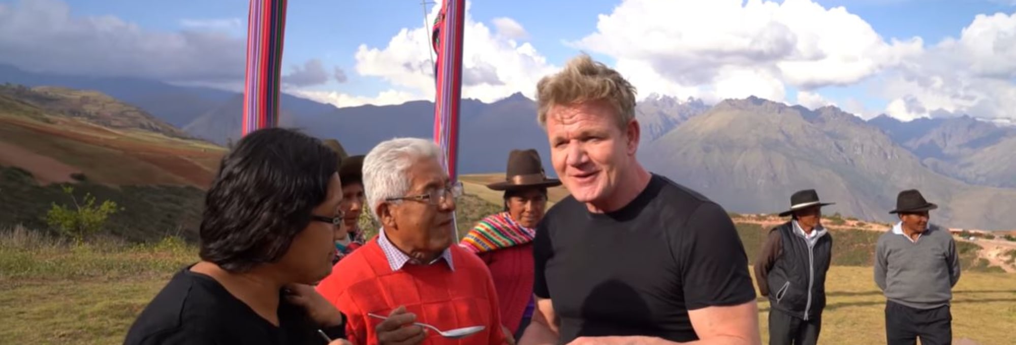 Reconocido chef Gordon Ramsay visita Cusco