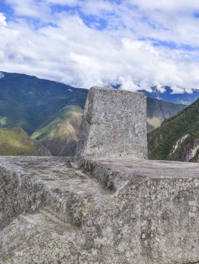 El Intihuatana en Machu Picchu