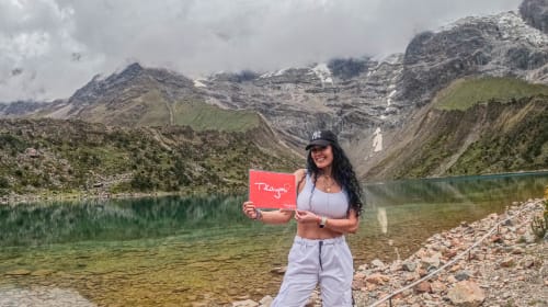 Turista en Humantay