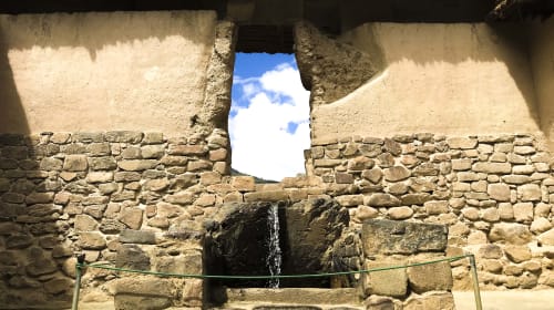 Ollantaytambo - El baño del Inca
