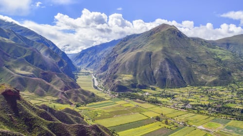 El Valle Sagrado de los Incas con vista a Ollantaytambo